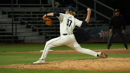 Clayton Boroski pitching against UCF