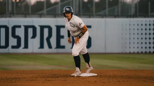 Allison Benning on second base