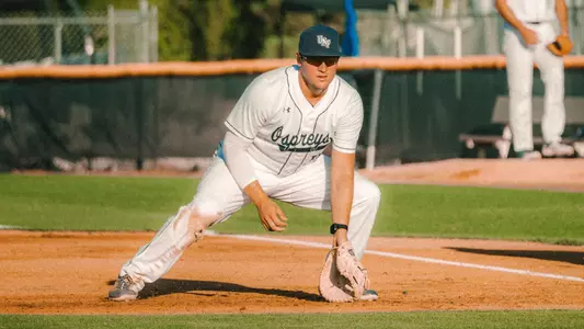 Cade Bush at first base