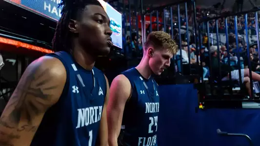2025-26 North Florida Men's Basketball - BJ Plummer And Nestor Dyachok