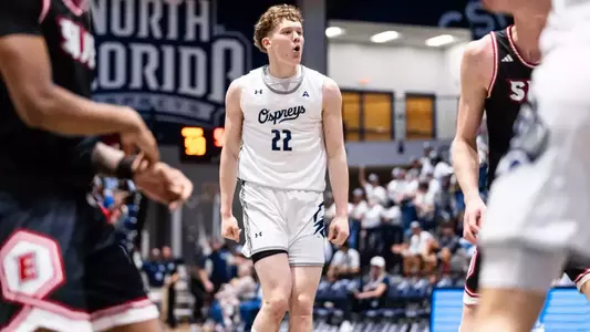 2025-26 North Florida Men's Basketball - Trey Cady Fired Up