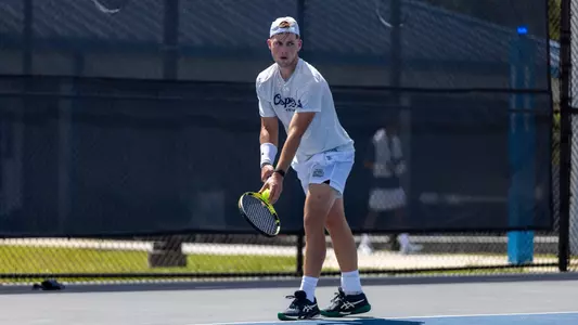 2025-26 North Florida Men's Tennis - Andreas Scott Action Photo