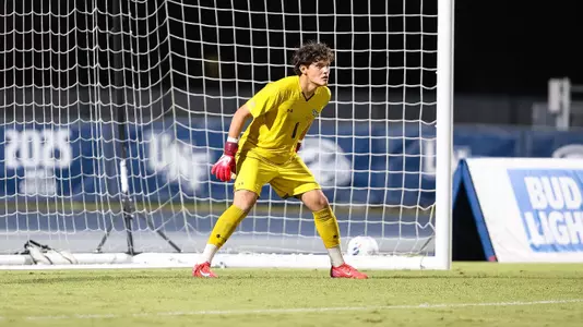 Luciano Natoli lined up in goal