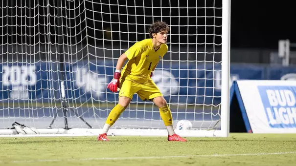Luciano Natoli lined up in goal