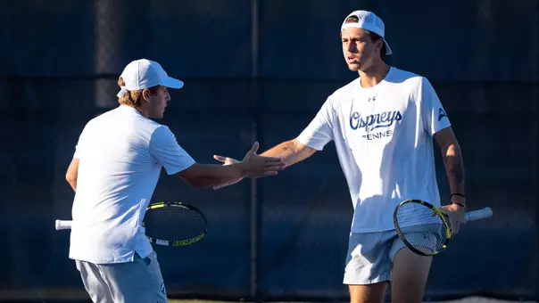 Aron Major and Daniel Marincas Celebrating after Scoring a point