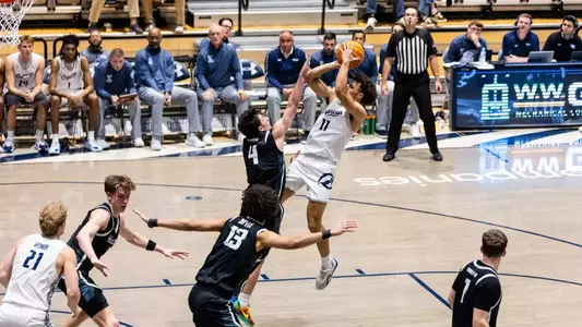 2025-26 North Florida Men's Basketball - Kamrin Oriol Putting Up A Shot