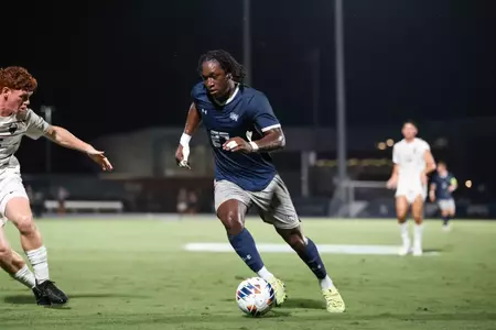 Germain Kapela taking a shot vs South Carolina