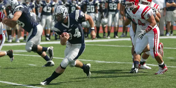 NO. 8 FOOTBALL UPENDS ST. FRANCIS (PA.), 24-14 Image