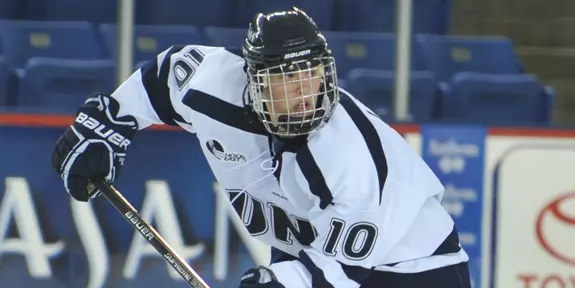 LAVOIE RECORDS TWO POINTS AS #3 WOMEN'S HOCKEY FALLS 3-2 AT #9 PROVIDENCE Image