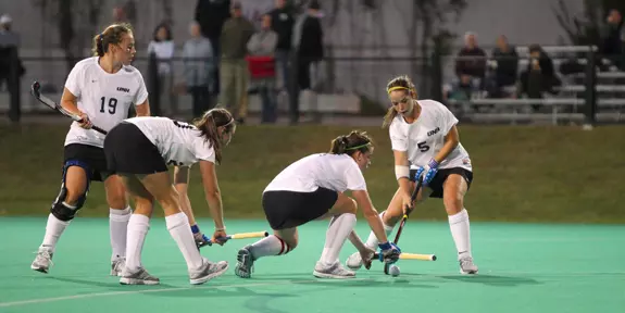 FIELD HOCKEY REMAINS UNBEATEN IN AMERICA EAST WITH 3-1 WIN AT FAIRFIELD Image