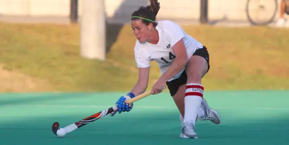 #19 FIELD HOCKEY EDGED 3-2 IN OVERTIME BY #15 ALBANY IN AMERICA EAST TITLE GAME Image