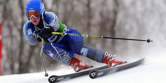ALPINE SQUAD TAKES 3RD PLACE IN BOTH GIANT SLALOM AT DARTMOUTH CARNIVAL; SKI TEAM FINISHES IN 4TH PLACE Image