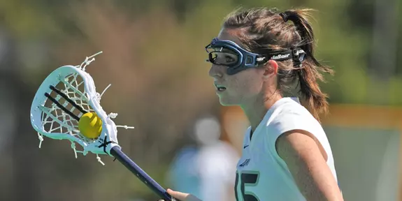WOMEN'S LAX OUSTED FROM AMERICA EAST CHAMPIONSHIP WITH 10-6 LOSS TO BOSTON U. Image