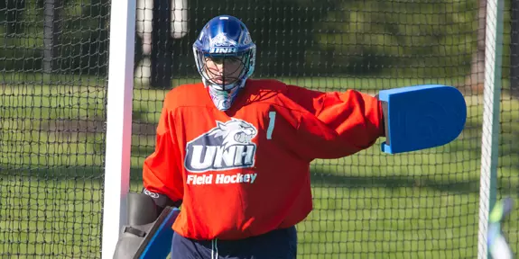 Frates' Two Assists, Tarbell's Five Saves Lead #12 Field Hockey Past UVM, 2-1 Image