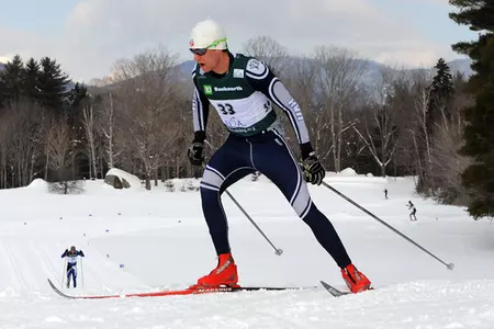 Clayton and Egan Pace Ski Team's 4th-Place Finish at Dartmouth Carnival Image
