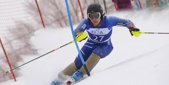 Clayton & Atkinson Lead Ski Team to 3rd Place on Day 1 of EISA Championships Image