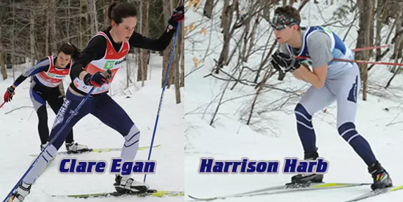Egan & Harb Lead Ski Team on Day 2 of NCAA Championships Image