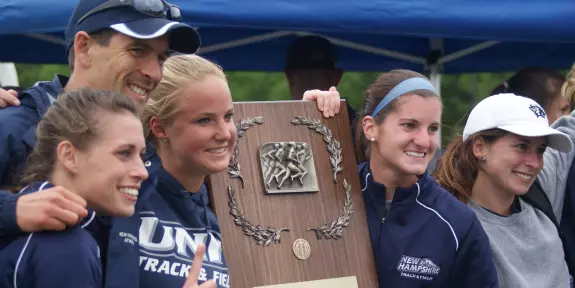 Women's Track and Field Wins New England Championship Image
