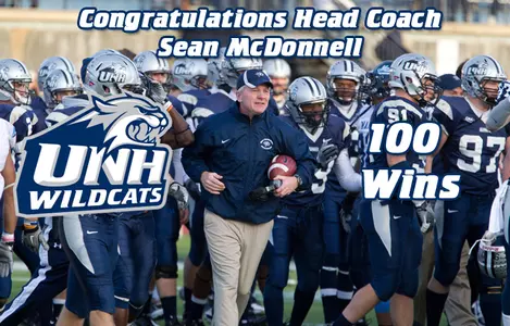 NO. 14/17 UNH FOOTBALL DOWNS GEORGIA STATE, 44-21 Image