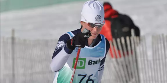 Guiney's 10th-place finish in 10K Free helps Ski Team Place 4th at UVM Carnival Image