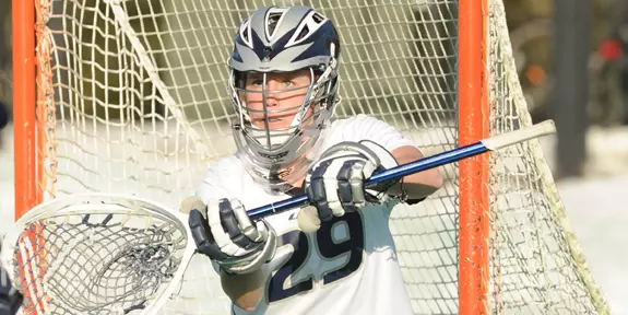 O'Keefe's 14 Saves, Puccia's Six Points Propel Women's Lacrosse to 12-11 Win Against No. 12 Vanderbilt Image