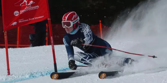 Ski Team Charges to 10th place at NCAA Ski Championships Image