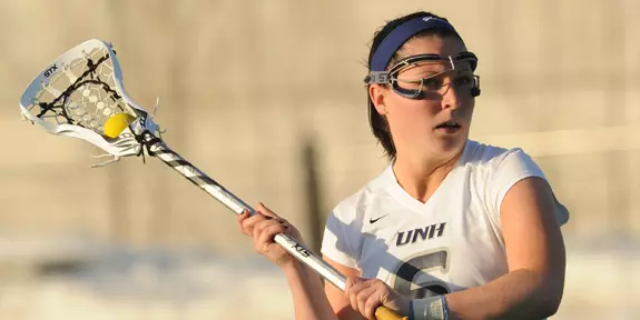 Keagins Scores Four Goals; Women's Lax Outlasted by Albany, 9-8 Image