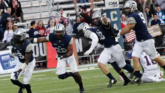 Defense Celebrates vs Richmond