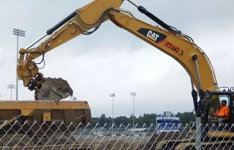 Stadium work, July 2