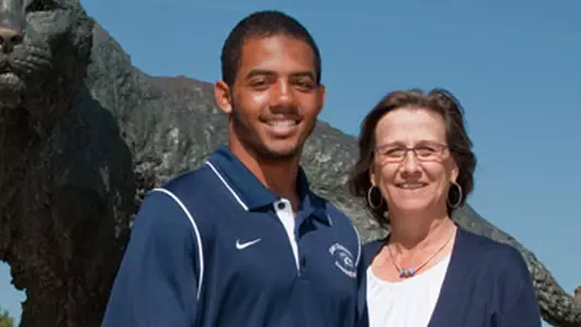 Jared Allison ’15 and Donna Brownell