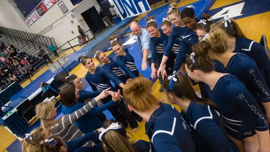Gymnastics Team Huddle