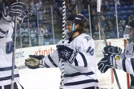 Tyler Kelleher's goal opened the scoring and was point No. 99 for him.