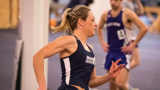 Elinor Purrier won the 800 in school record time on Saturday.