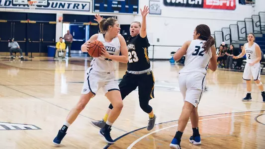 Kat Fogarty scored 16 points to lead the Wildcats over UMBC on Wednesday.