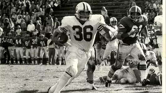 Bill Burnham's No. 36 was the first football number retired by UNH.