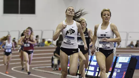 Elinor Purrier held Dani Jones off to win the NCAA mile championship Saturday.