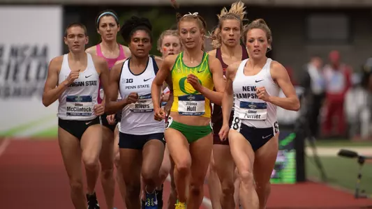 Purrier ran to her 11th All American honors in the 1500 at the NCAA Championships in Eugene.