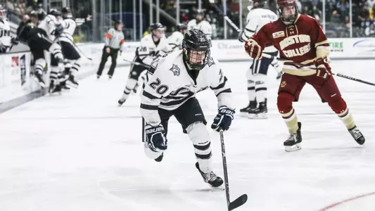 Patrick Grasso had a pair of second period goals to lift the Wildcats on Saturday night.