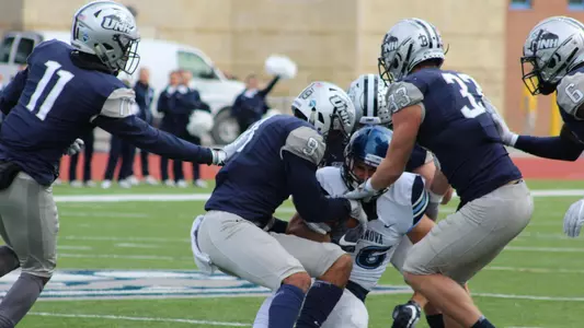 Senior Isiah Perkins (9) and the defense will be put to the test at JMU.