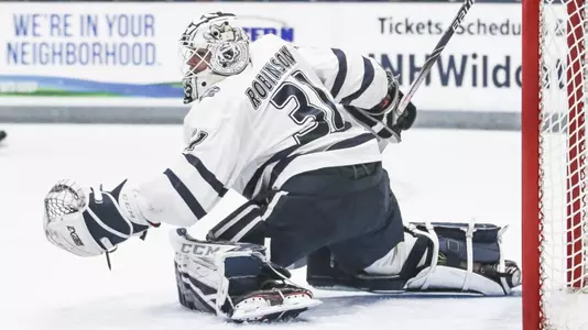 Mike Robinson made 29 saves for his fourth shutout in 12 starts Friday night.