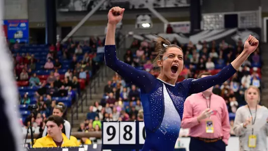 Danielle Mulligan and the Wildcats had much to celebrate at the EAGL Championships.