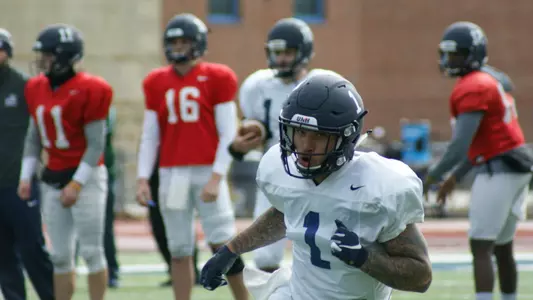 Senior Malik Love should be one of UNH's leading receivers this fall.