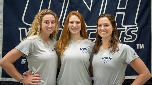 Swim and Dive Senior Day seniors