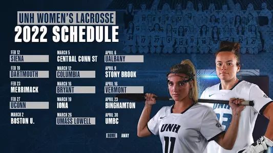 WLAX schedule graphic 2022