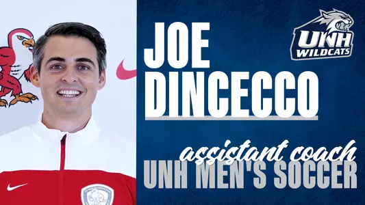 MSOC assistant coach Dincecco graphic