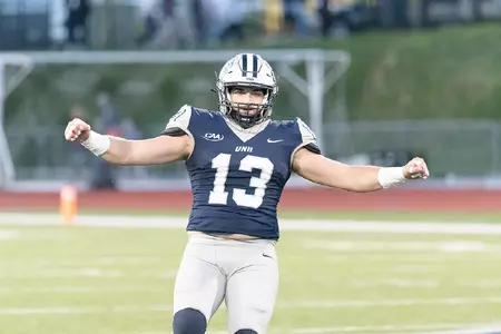 Bryce Shaw and the No. 25 Wildcats face No. 21 Elon on Saturday in Durham. (Jimmy Reed photo)