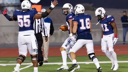 DURHAM, NH - OCTOBER 8: The UNH Wildcats play the Stony Brook Seawolves during NCAA Football on October 8, 2022 in Durham, New Hampshire. (Photo by Rich Gagnon)