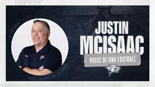 Justin McIsaac Voice of UNH Football