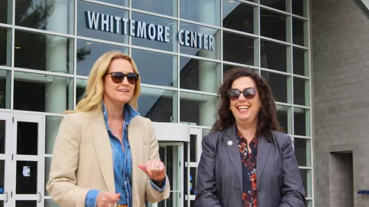 Tina Sawtelle and Allison Rich