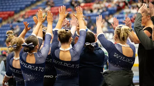 Gymnastics Team Huddle